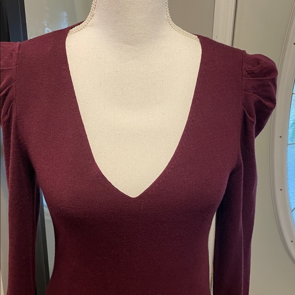 New With Tags…Maroon/Burgandy I.N.C. International Concepts…Sweater Dress - Picture 2 of 7